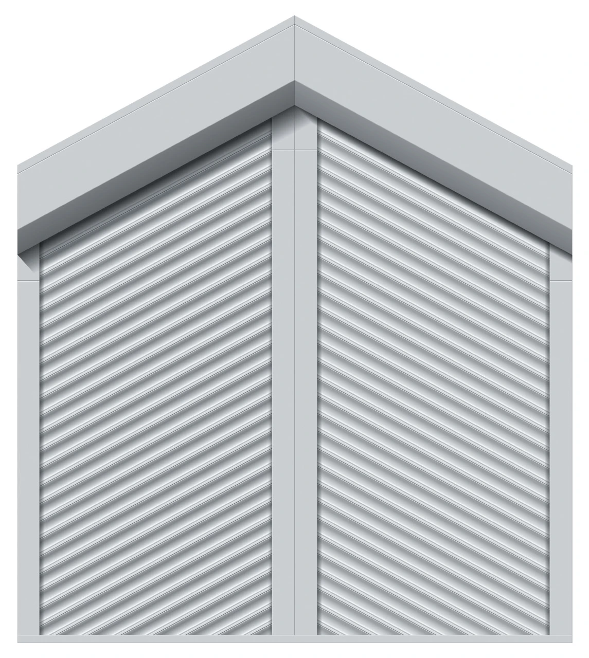 Moderne Architektur mit diagonalen Linien